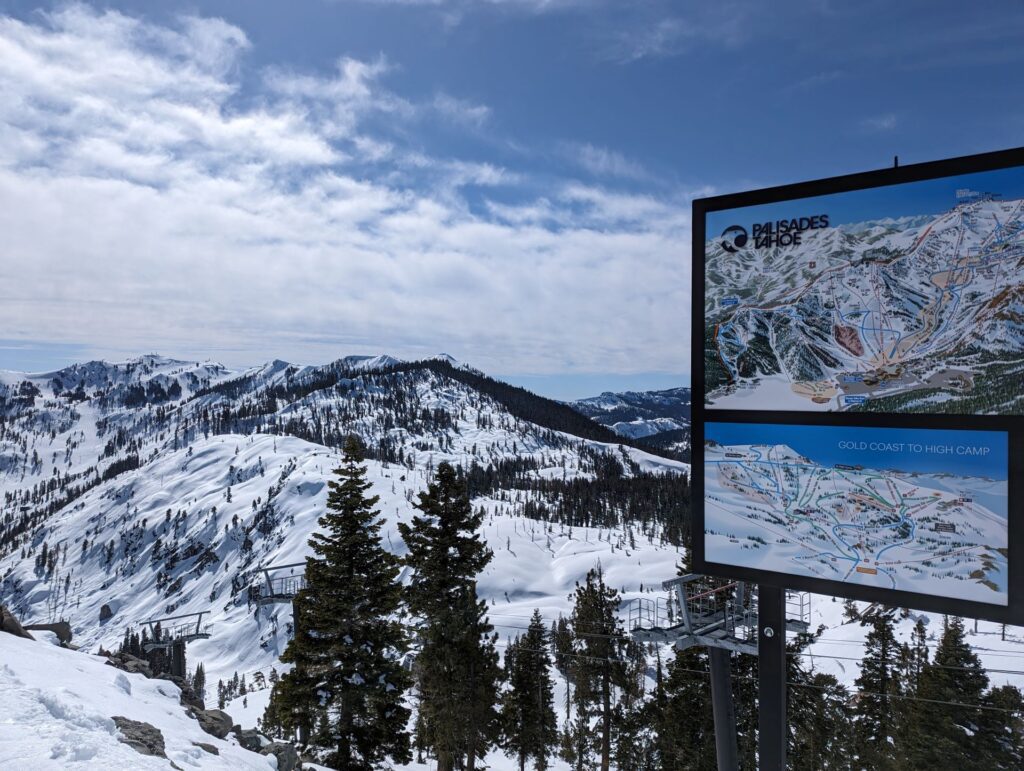 A photo taken from Palisades Tahoe