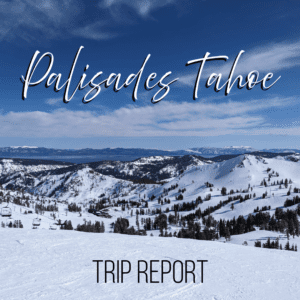 Trip report now up on the blog! I spent most of last week at @palisadestahoe and I reveal what my favorite runs were, and also the reason why we had to cut our trip short 😭#ski #skiing #newblogpost #skitrip #travel #travelblog #tahoe