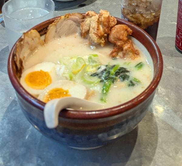 A bowl of delicious ramen in Tokyo