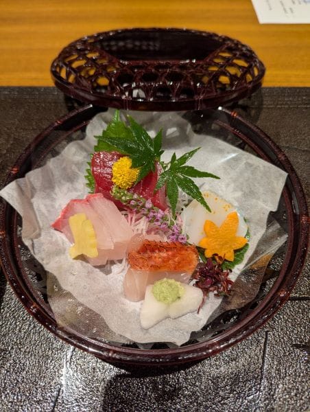 A kaiseki dish