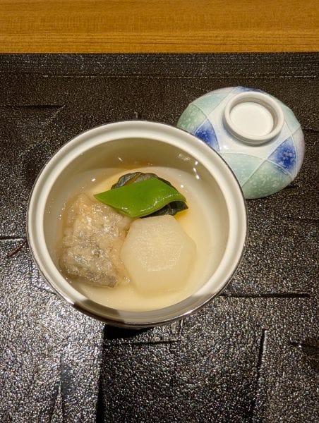 A kaiseki dish